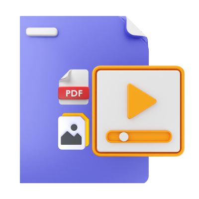 Image, Video & PDF Sharing